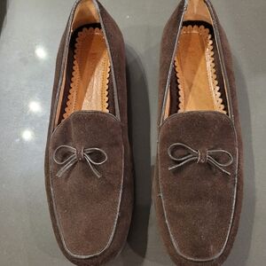 Lands End Brown Mocassins